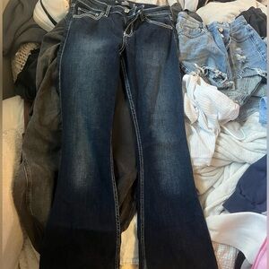 Vintage Hollister Low rise Dark Blue Wash White Stitch Jeans